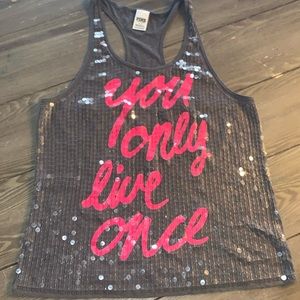 Victoria Secret PINK You Only Live Once tank top